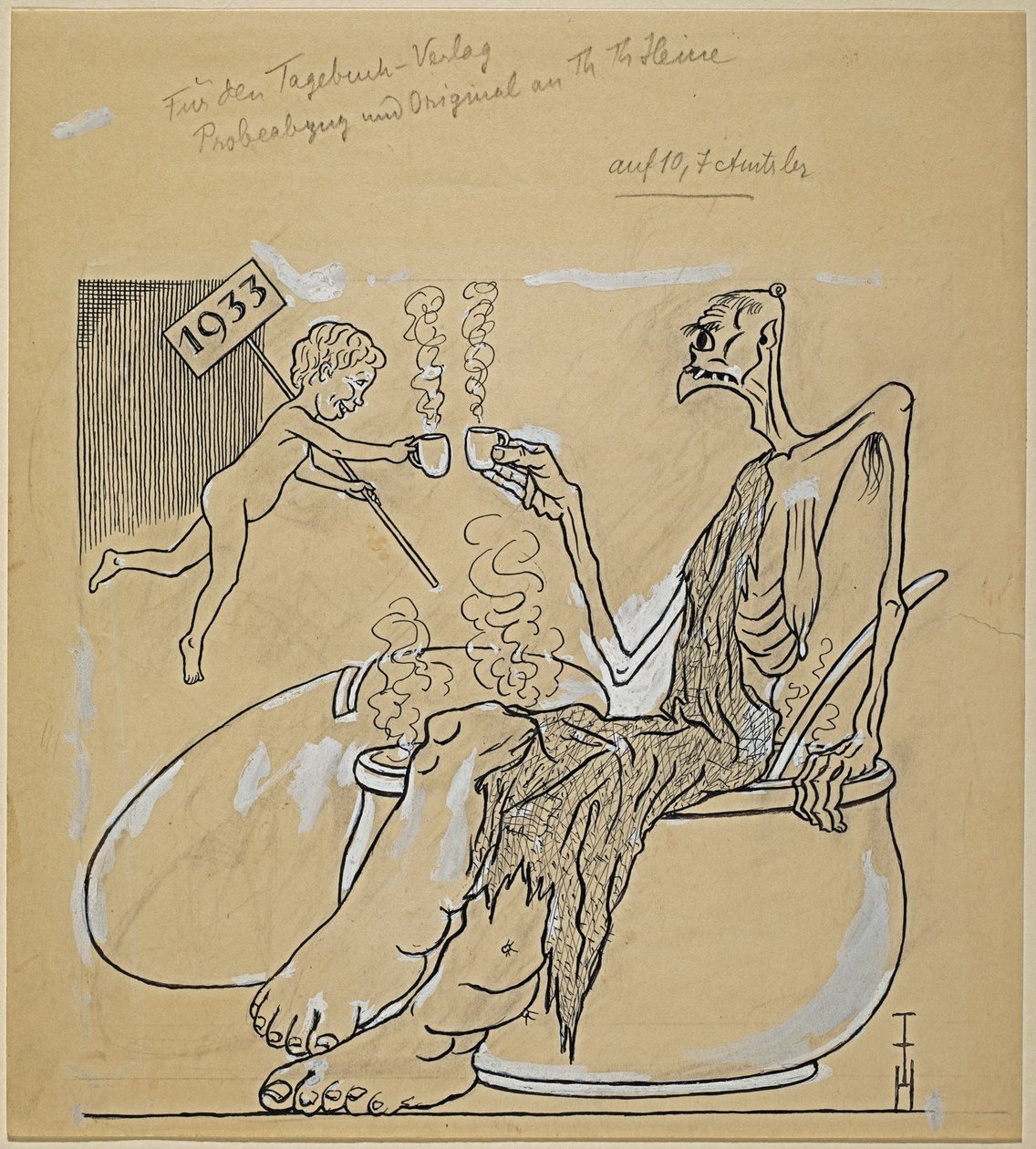Yeni Yılınız Kutlu Olsun 1933 by Thomas Theodor Heine