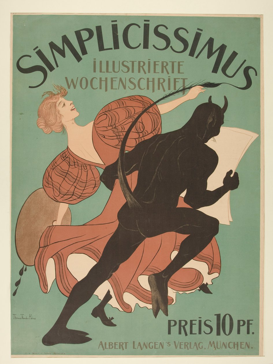 Simplicissimus, Resimli Haftalık by Thomas Theodor Heine