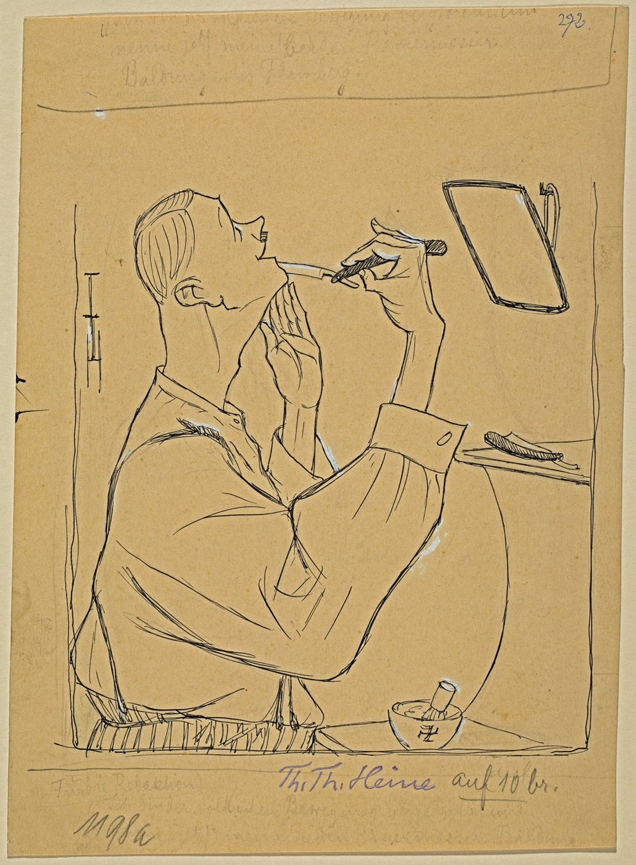 Zeitgemäß; Basit Zihinler XXIX/10 by Thomas Theodor Heine