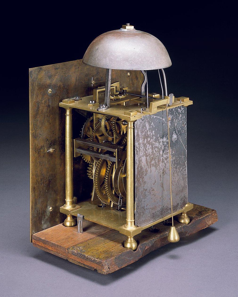 Charles II Otuz Saatlik Uzun Kasa Saatinin Mekanizması, c.1680 by Thomas Tompion