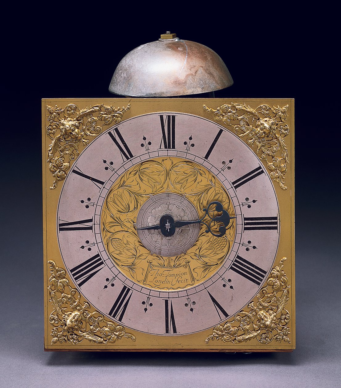 Charles II Otuz Saatlik Uzun Kasa Saatinin Kare Kadranı, c.1680 (karma teknik) by Thomas Tompion