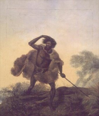 mızrak ile Aborjin by Thomas Tyrwhitt Balcombe