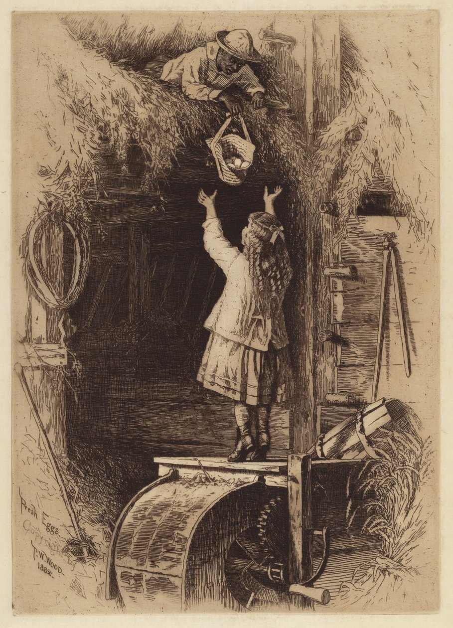 Taze yumurtalar by Thomas Waterman Wood