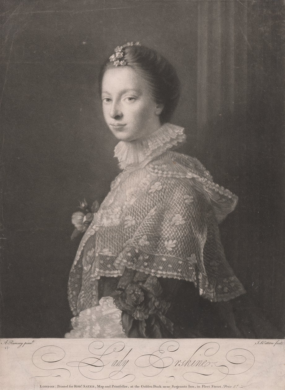 Janet, Leydi Erskine by Thomas Watson