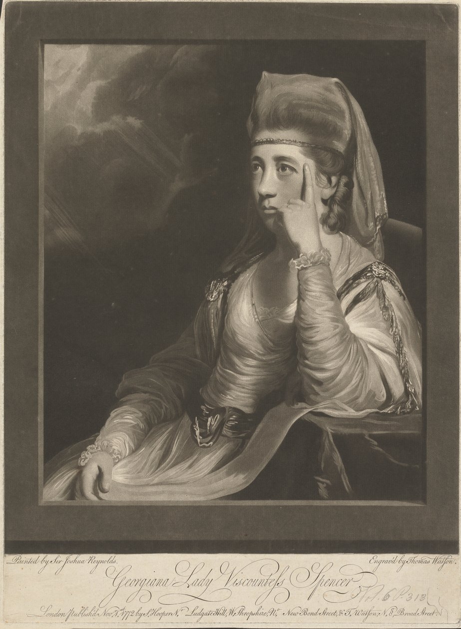 Margaret Georgiana Spencer (kızlık soyadı Poyntz), Kontes Spencer by Thomas Watson