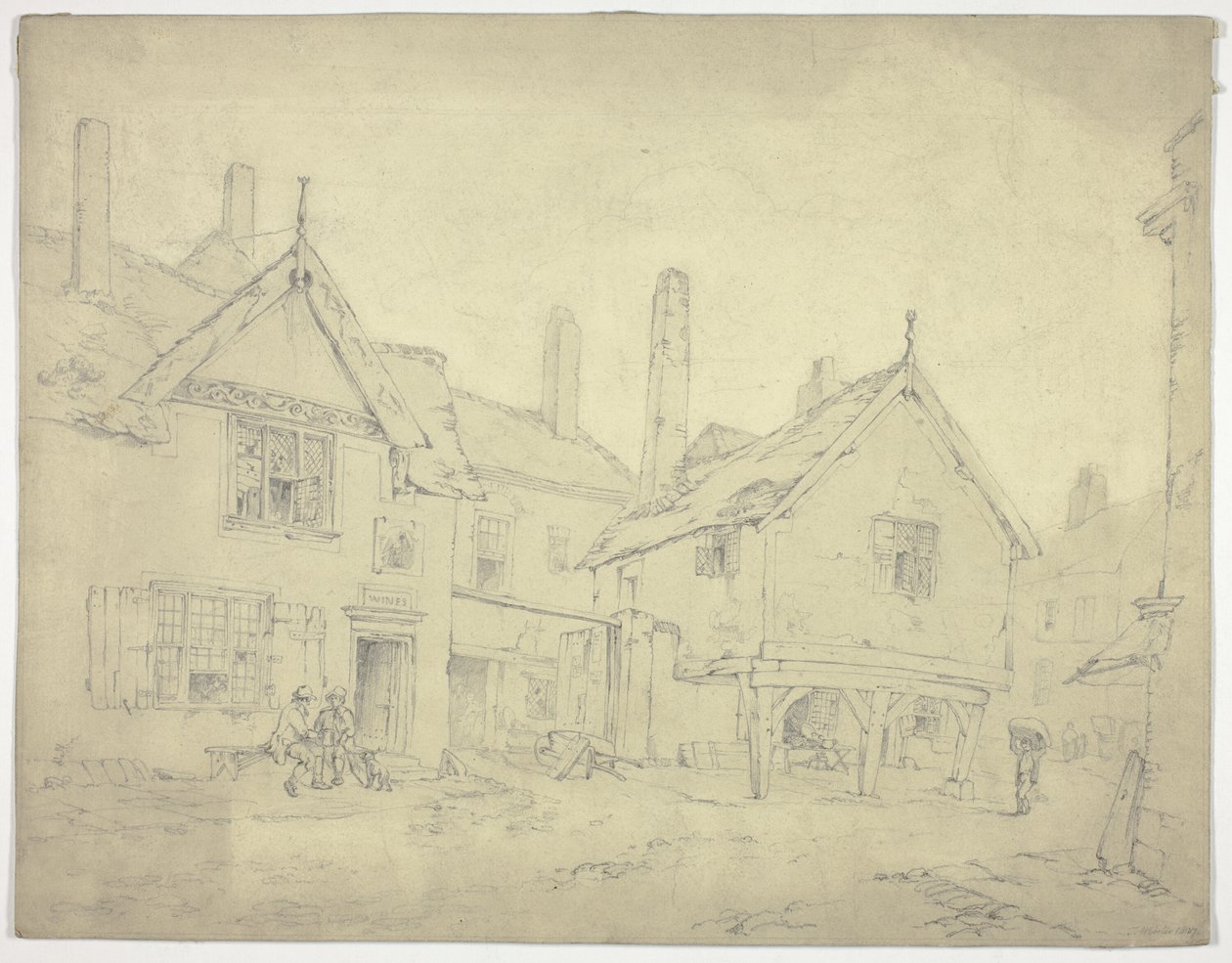 Foregate Caddesi, Chester by Thomas Webster