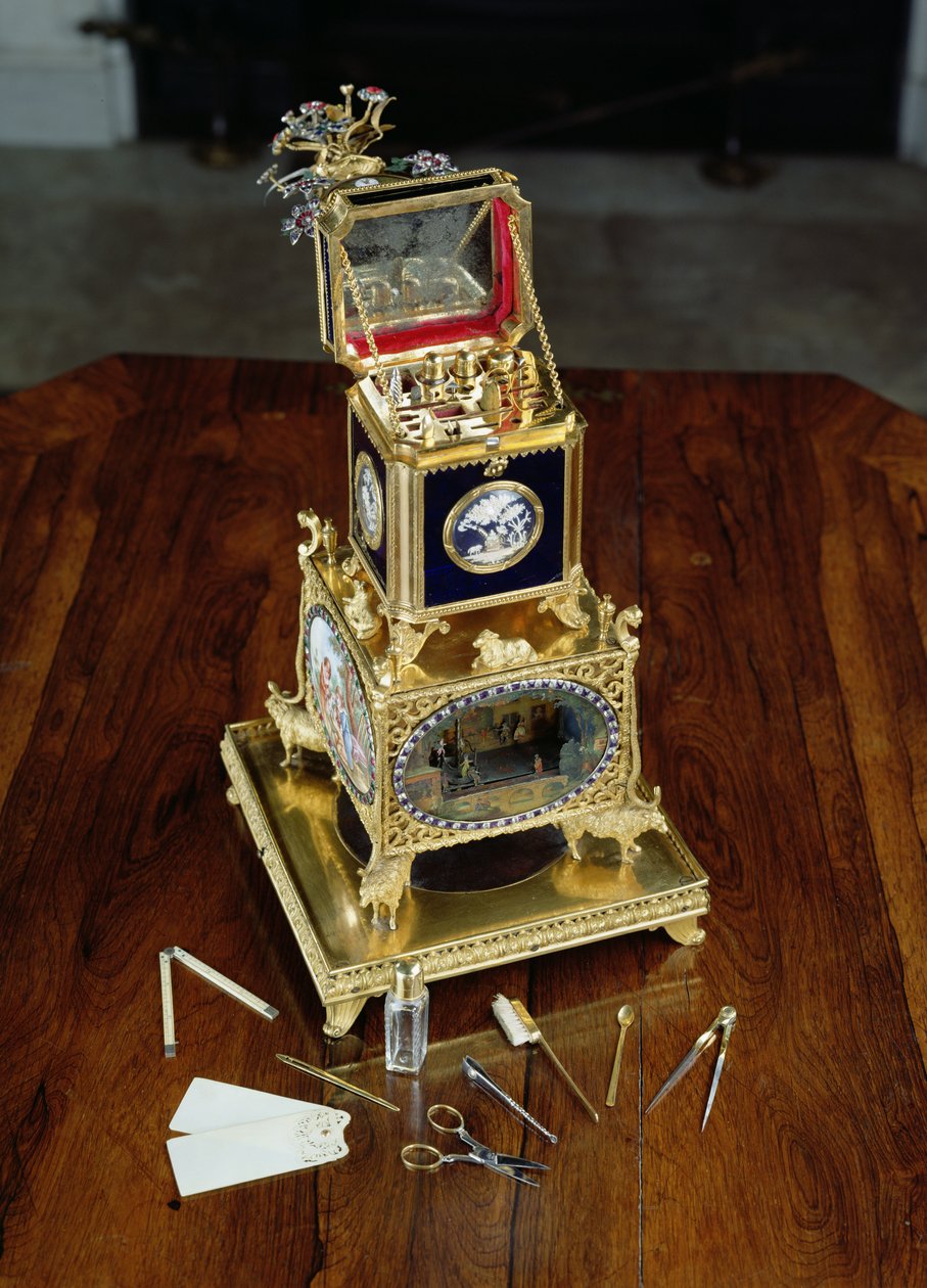 Müzikli otomat, gereklilik ve saat, Thomas Weekes, 1800 dolayları by Thomas Weekes