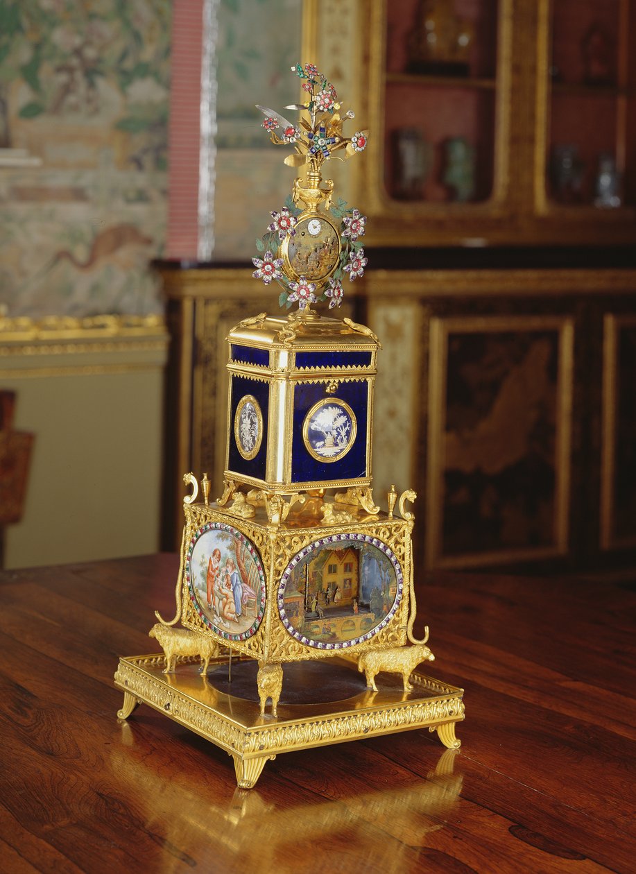 Müzikli otomat, gereklilik ve saat, Thomas Weekes, 1800 dolayları by Thomas Weekes