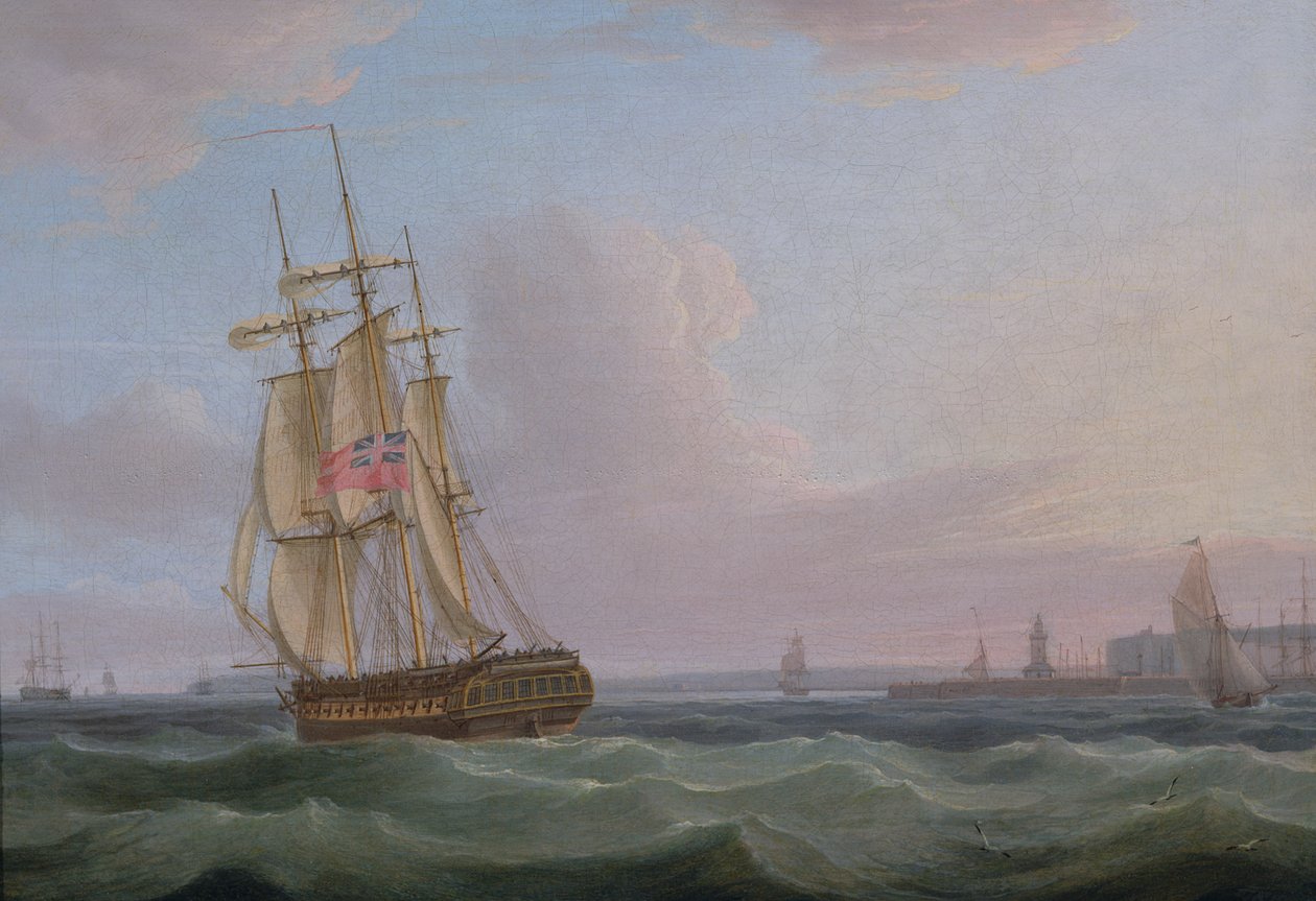 Dover'dan nakliye, c.1760 by Thomas Whitcombe