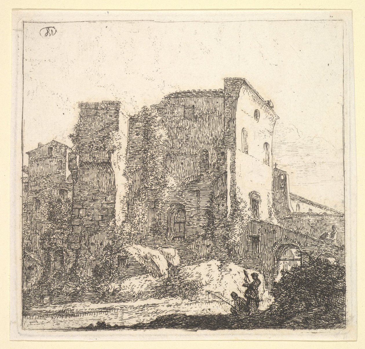 İplik Eden Kadın ve Balıkçı, 17. yüzyıl. by Thomas Wijck