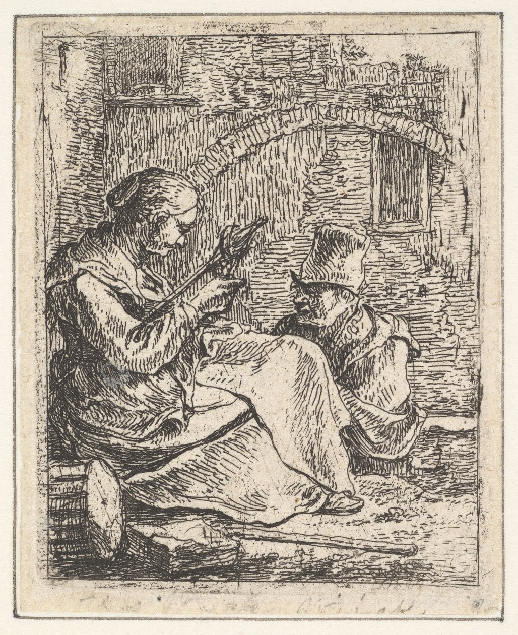Kadın Spinning.n.d. by Thomas Wijck