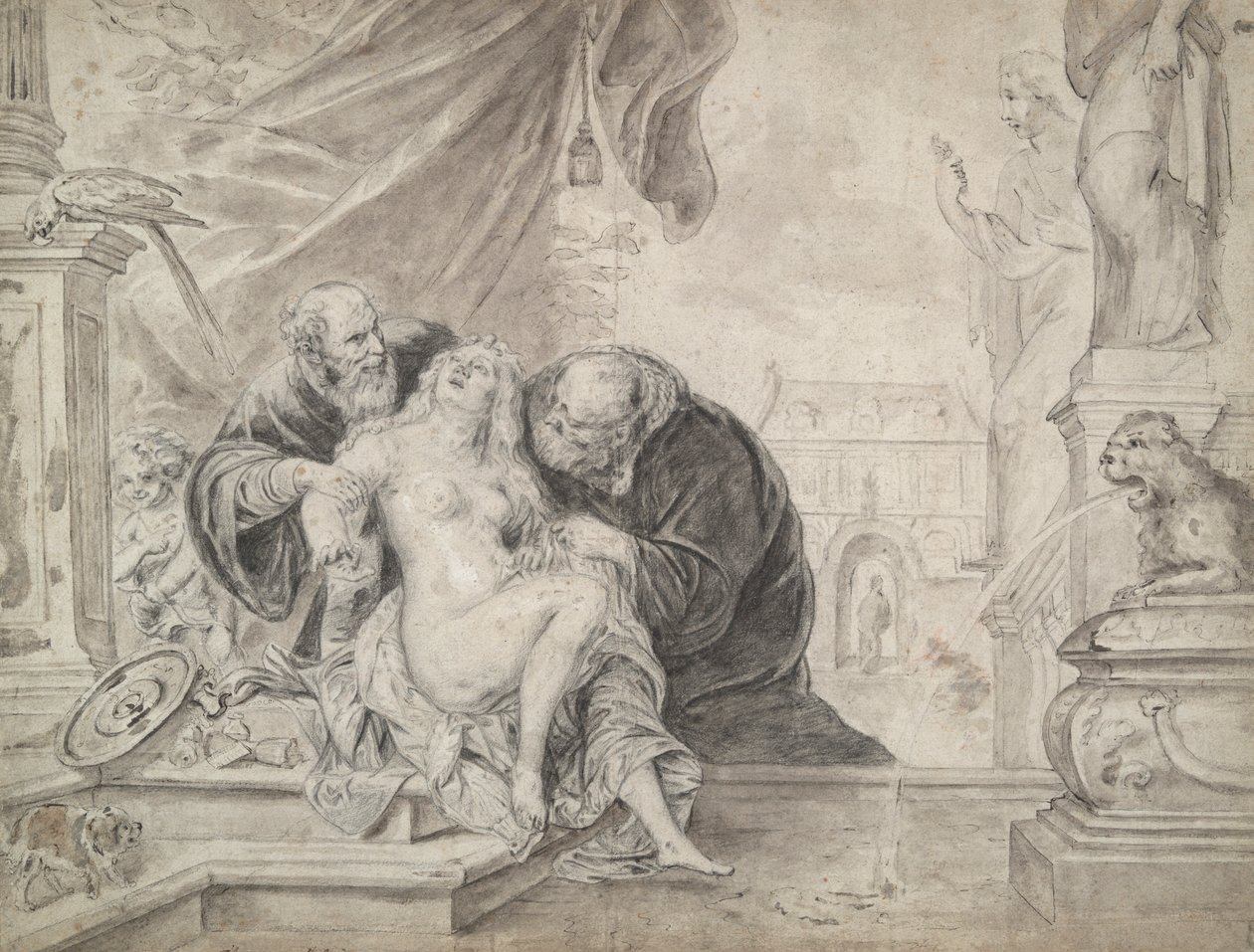 Susannah ve Yaşlılar by Thomas Willeboirts