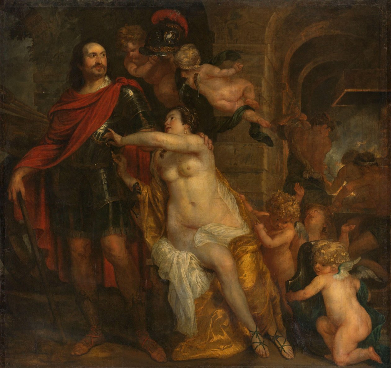 Bir Savaşçıyı Silahlandıran Venüs, muhtemelen Johan Maurits, Forge of Vulcan