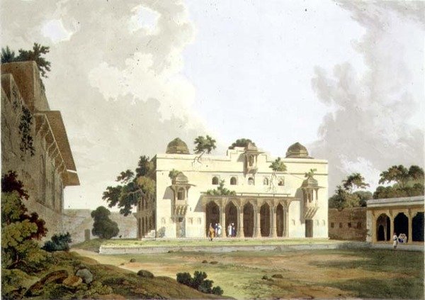 Bahar, Rotas Gür'deki Harabeler, 'Doğu Manzarası' 4. Kısım'dan levha II, pub. 1801 (akvaryum) by Thomas und William Daniell