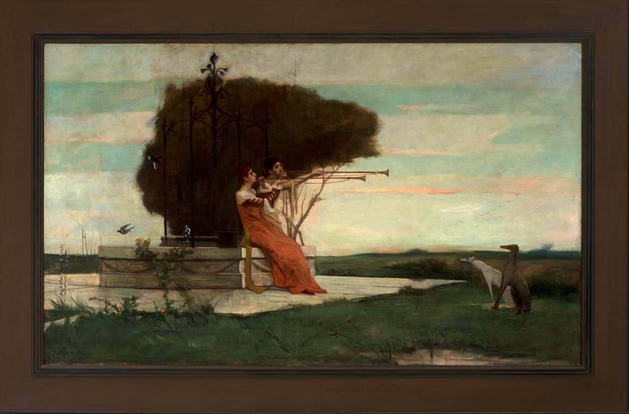 Sabah by Thomas Wilmer Dewing