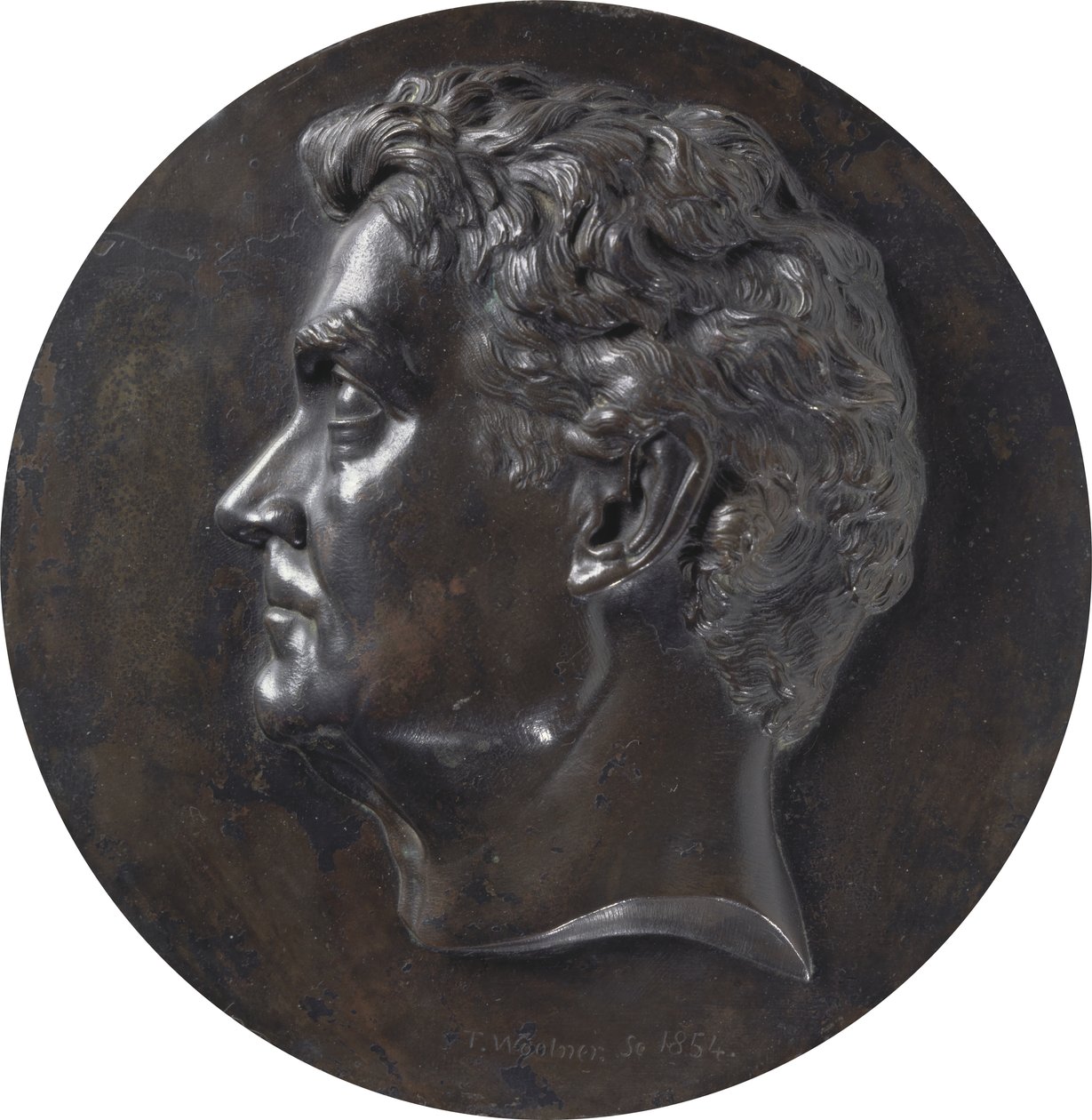William Charles Wentworth (1790-1872) 1854 (bronz) by Thomas Woolner