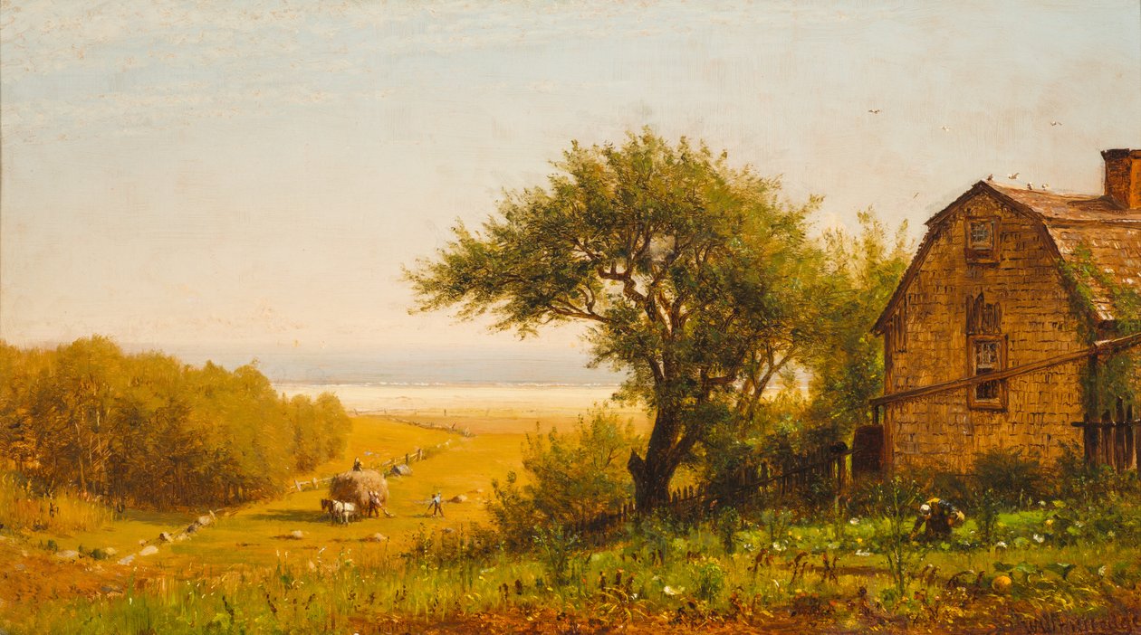 Deniz Kenarında Bir Ev, 1872 dolayları by Thomas Worthington Whittredge