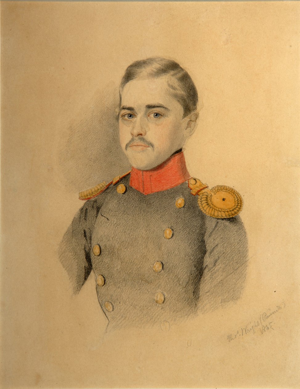 Rehbinder Ailesinden Bir Subayın Portresi Nikolai Rehbinder, 1845 by Thomas Wright
