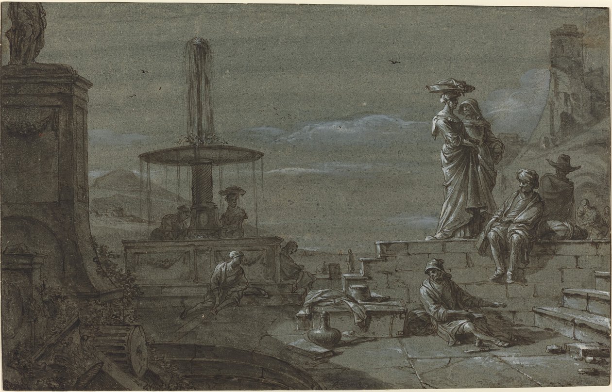 Ay Işığında Piazza by Thomas Wyck