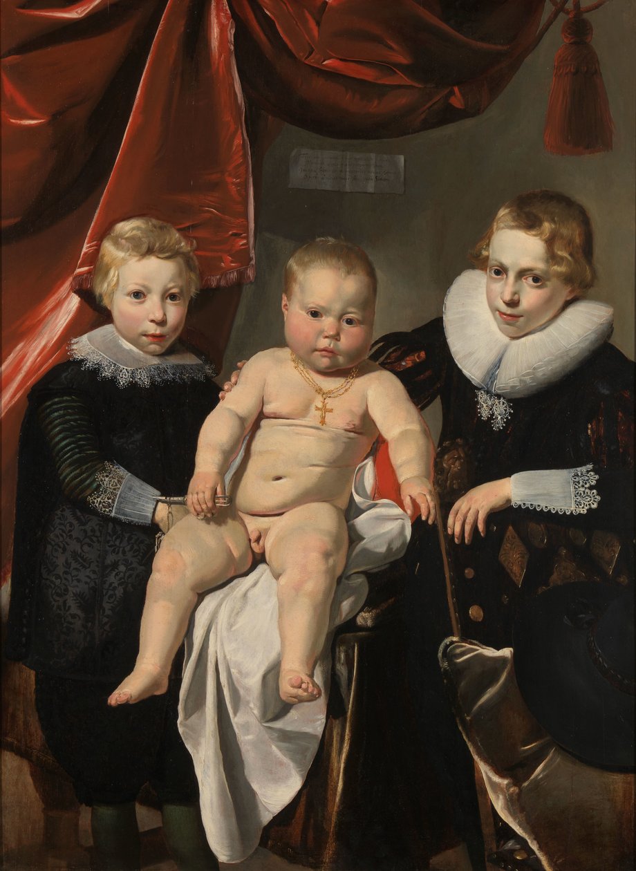 Üç Kardeşin Grup Portresi Hendrick, Johannes ve Simon adlı Üç Kardeşin Grup Portresi by Thomas de Keyser