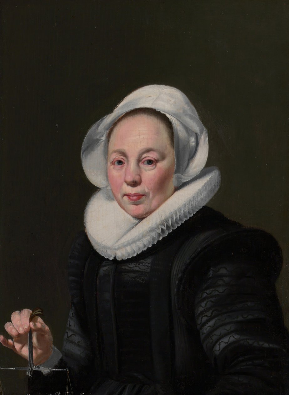 Dengesi Olan Bir Kadının Portresi, yak. 1625-26. by Thomas de Keyser