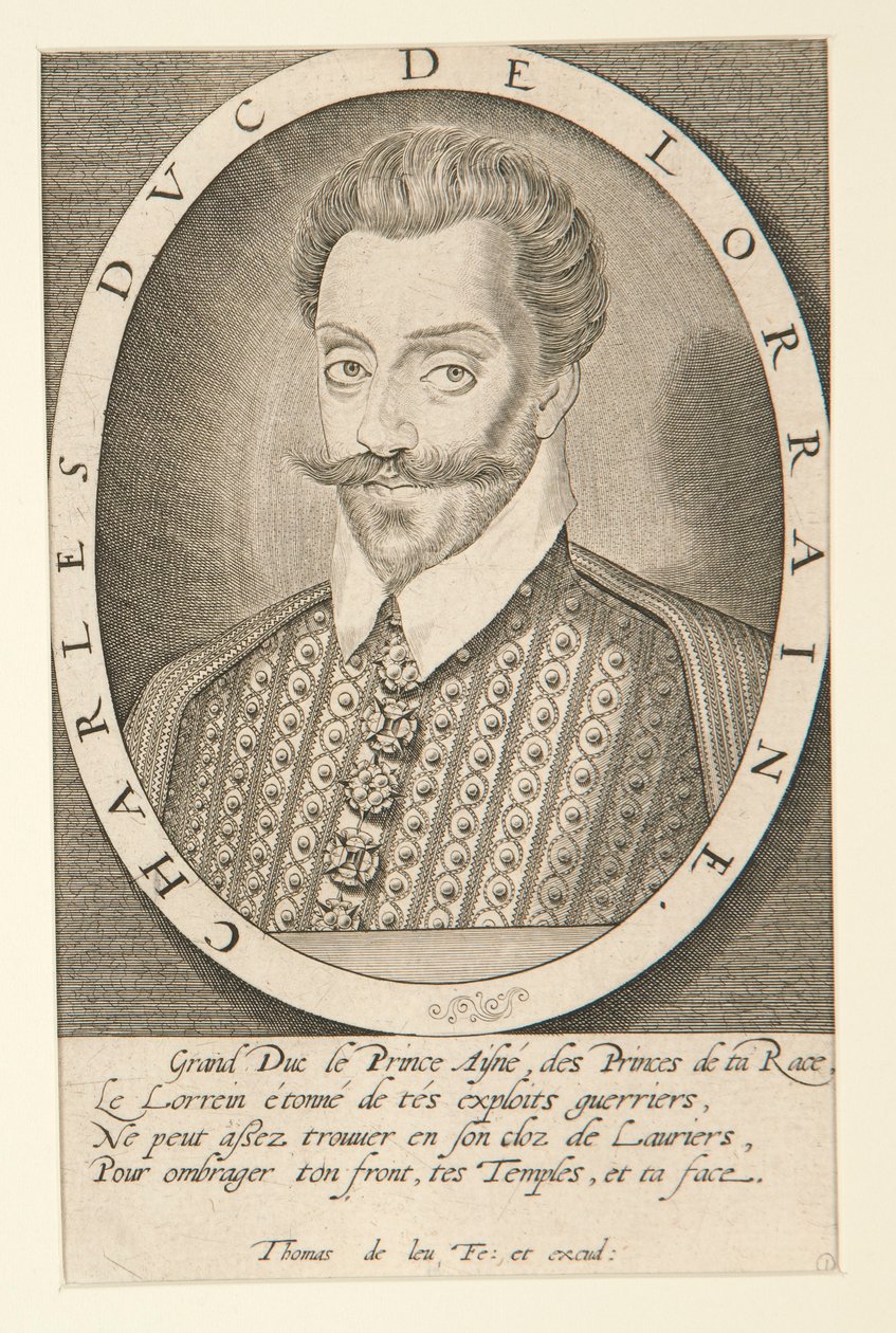 Charles, Lorraine Dükü by Thomas de Leu