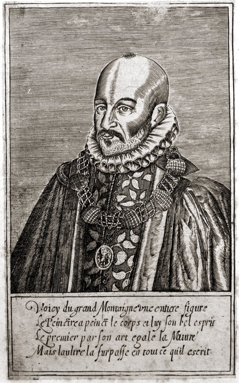 Michel de Montaigne (1533-1592), Fransız yazar. Thomas de Leu