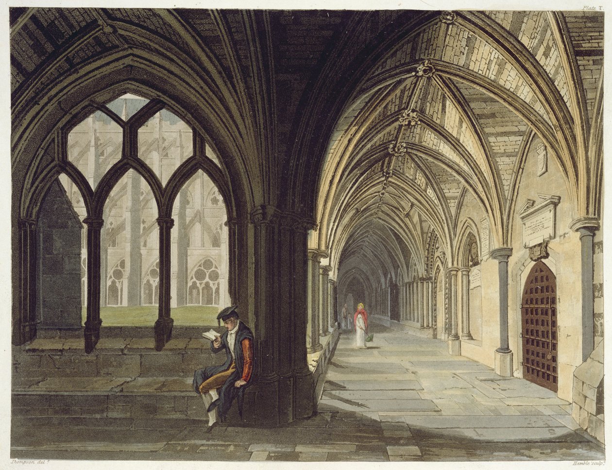 Güney Doğu Angle of the Cloisters, Westminster Abbey