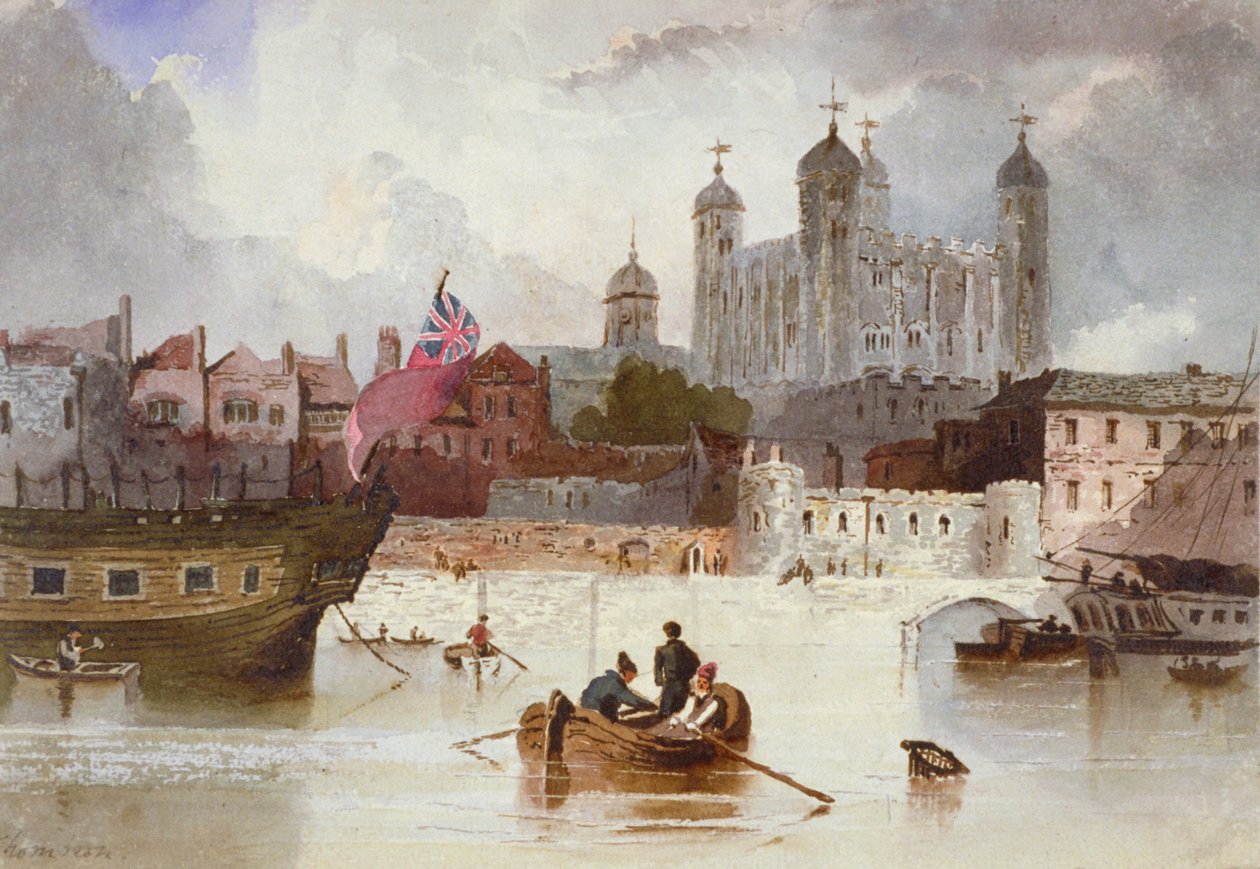 Londra Kulesi, c1800 by Thompson