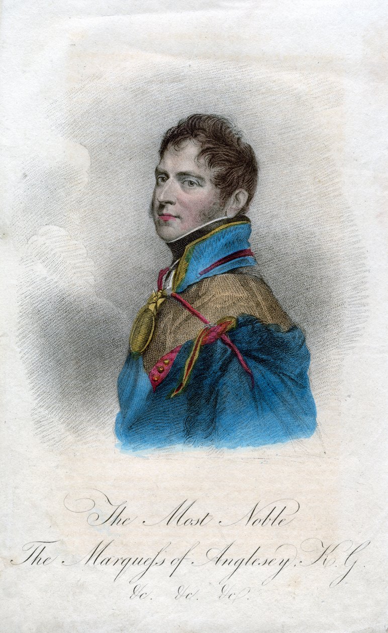 Henry William Paget, Anglesey 1 Marki, İngiliz askeri. by Thomson