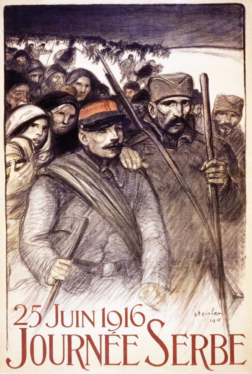Sırp Günü, 1916 (ayrıca bkz. 698977) by Théophile Alexandre Steinlen