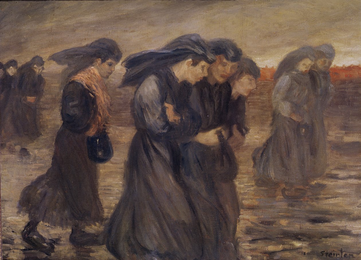 Kömür Greyderleri, 1905 by Théophile Alexandre Steinlen