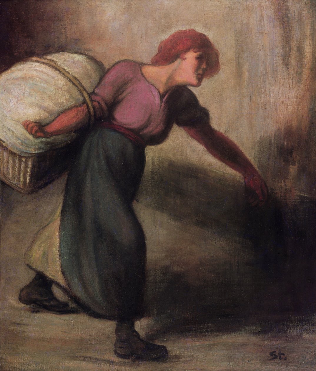 Çamaşırcı, 1894 by Théophile Alexandre Steinlen