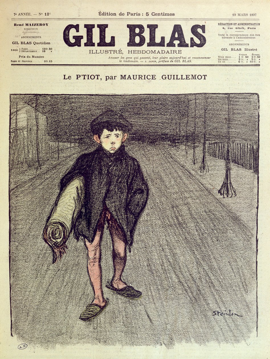 Küçük Çocuk, 'Gil Blas'tan, 1897 by Théophile Alexandre Steinlen