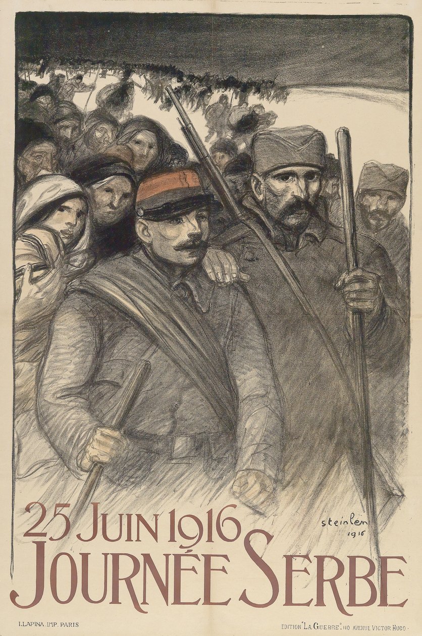 Sırp Günü by Théophile Alexandre Steinlen