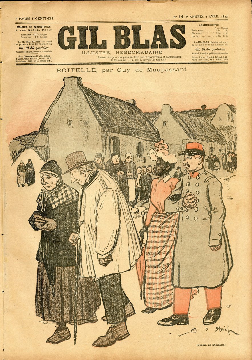“Gil Blas”ın Kapağı by Théophile Alexandre Steinlen