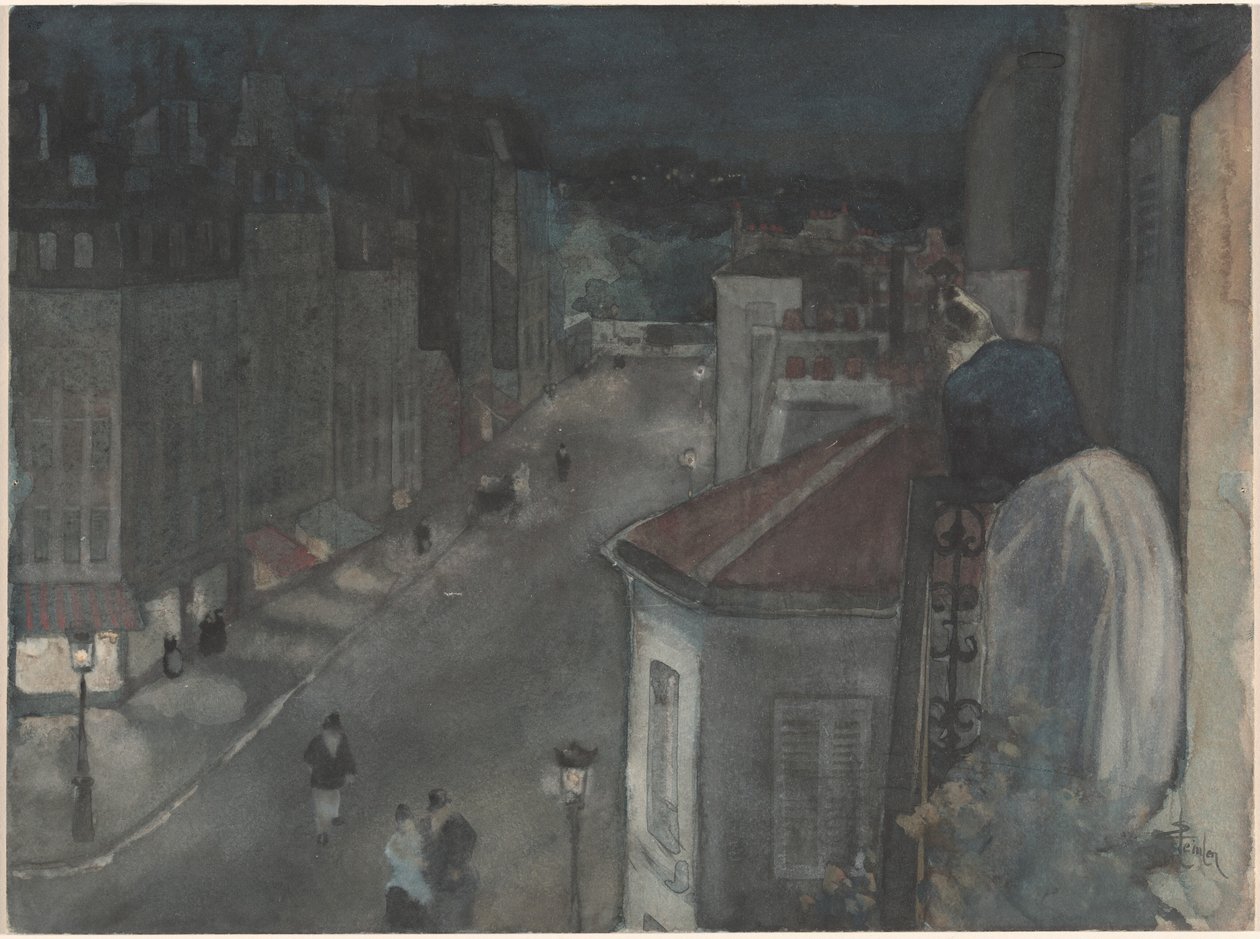 Altıncı Kattan by Théophile Alexandre Steinlen