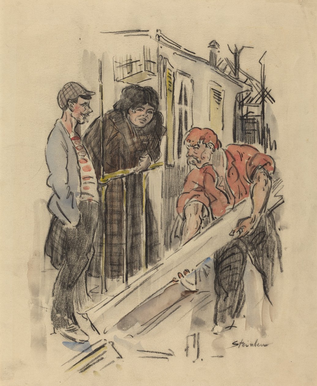 dedikodular by Théophile Alexandre Steinlen
