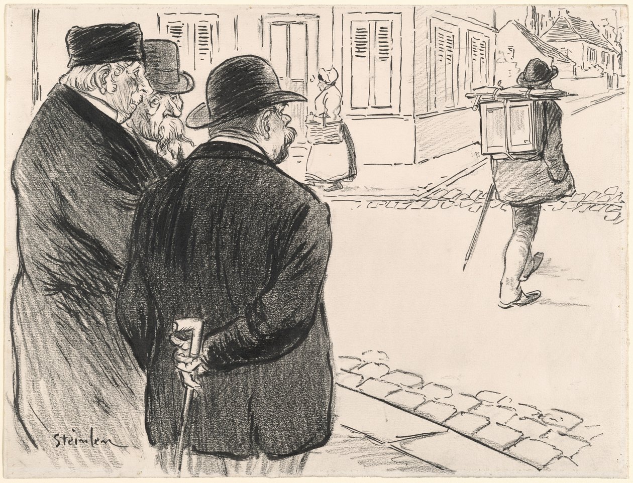 Ressam Gibi Davranıyor by Théophile Alexandre Steinlen