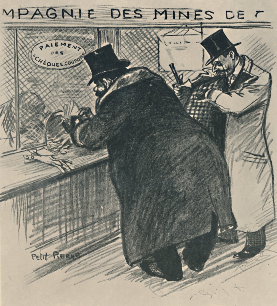 Fırsatçı Çoğunluk, 1919 by Théophile Alexandre Steinlen