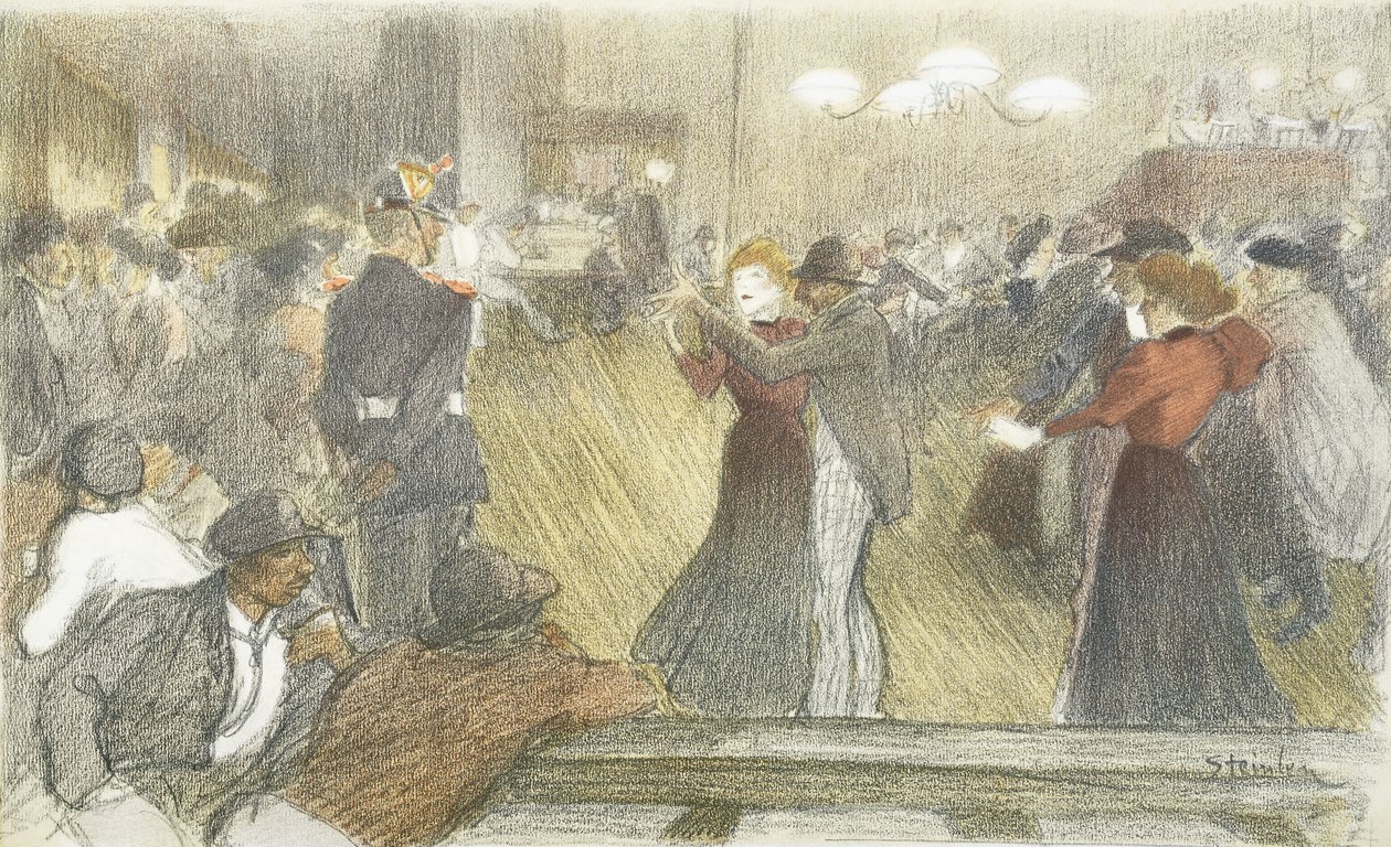 Yerel dans, 1897-1899 by Théophile Alexandre Steinlen