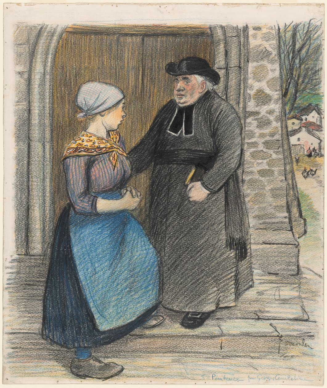 tövbe by Théophile Alexandre Steinlen