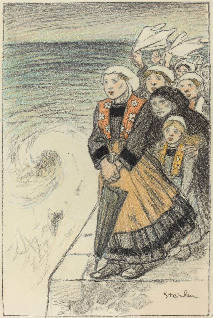 Denizcilerin Eşleri by Théophile Alexandre Steinlen
