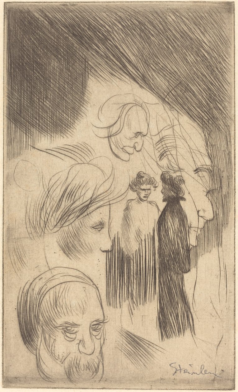 Eskiz Plakası, 1902. by Théophile Alexandre Steinlen