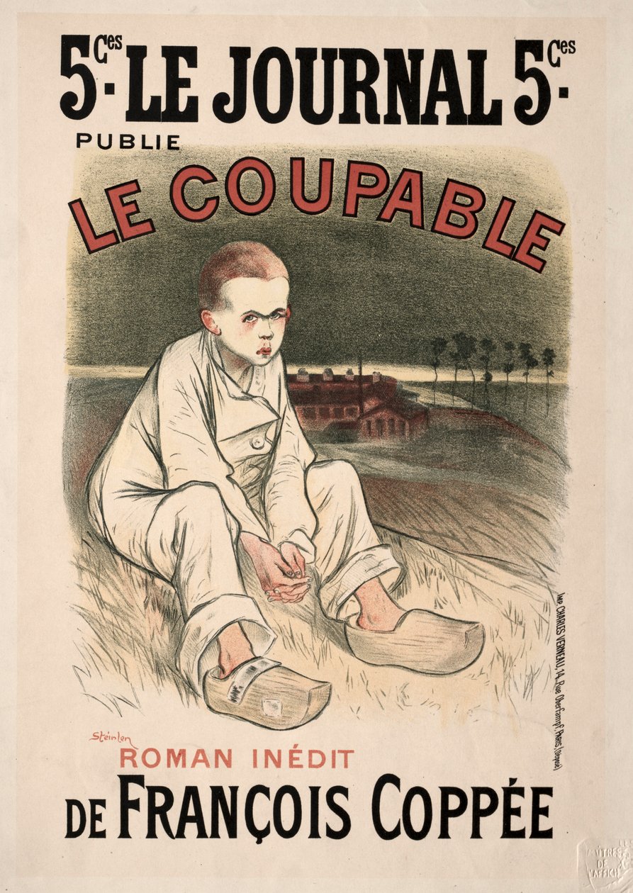 Suçlu, 1896. by Théophile Alexandre Steinlen