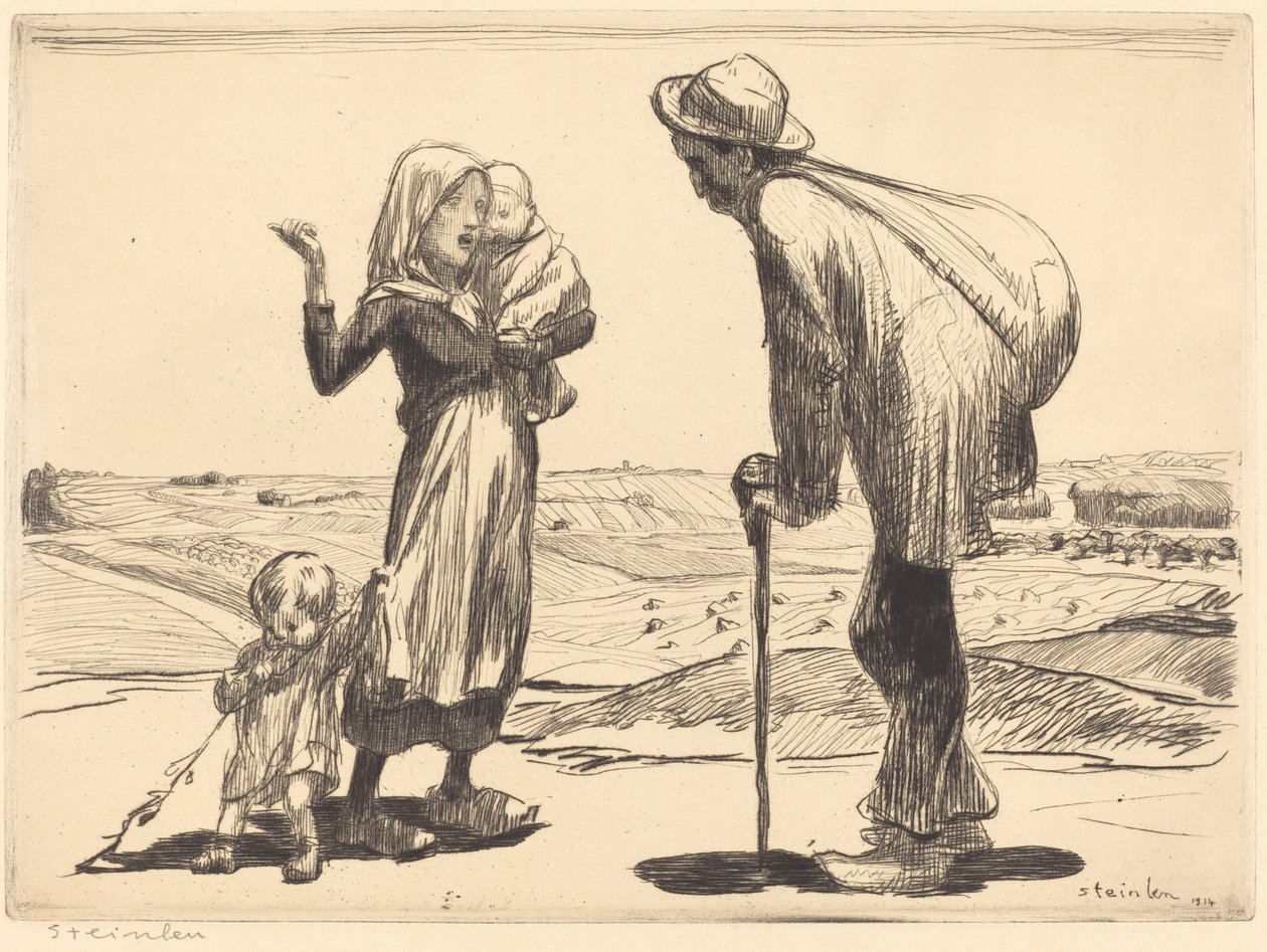 Uzak Şehir Uzak Şehir, 1914. by Théophile Alexandre Steinlen