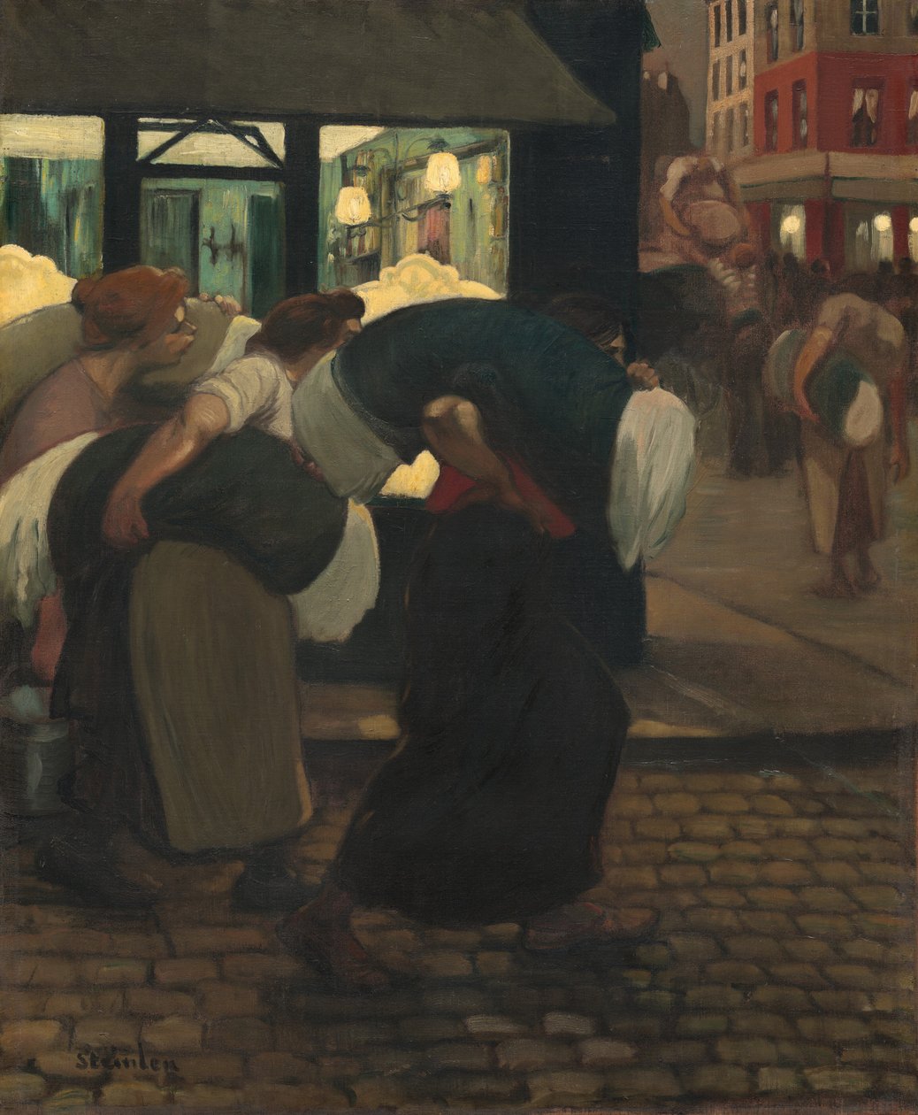 Çamaşırcılar, 1899. by Théophile Alexandre Steinlen