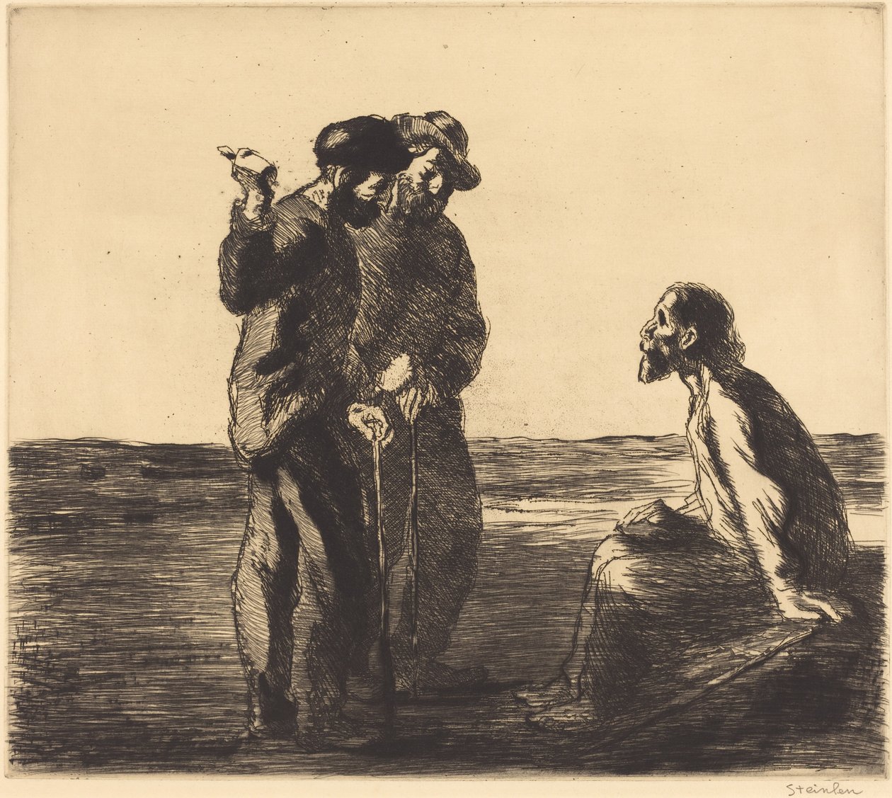 Üç Sahabe by Théophile Alexandre Steinlen