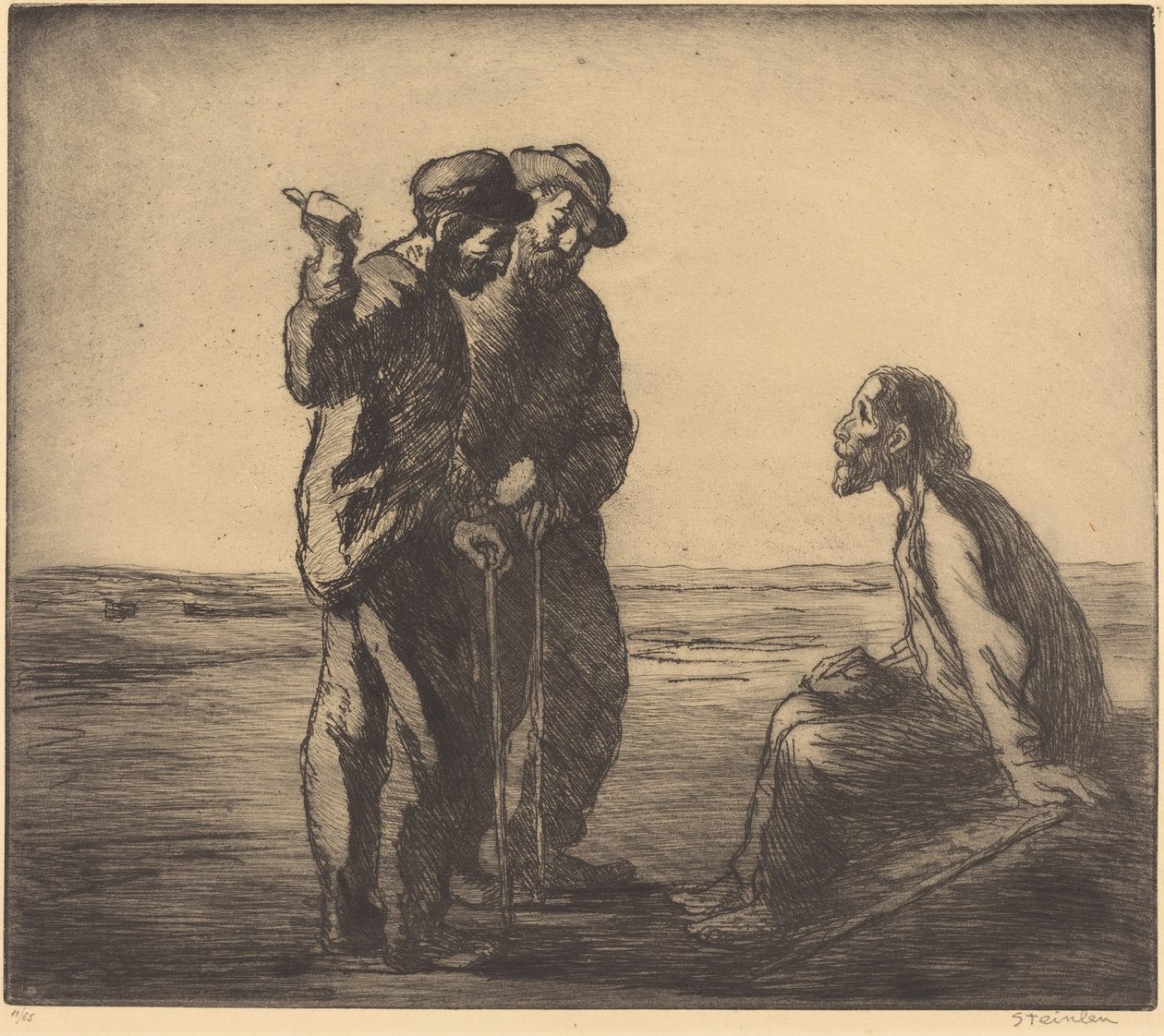 Üç Sahabe Üç Sahabe, 1912. by Théophile Alexandre Steinlen