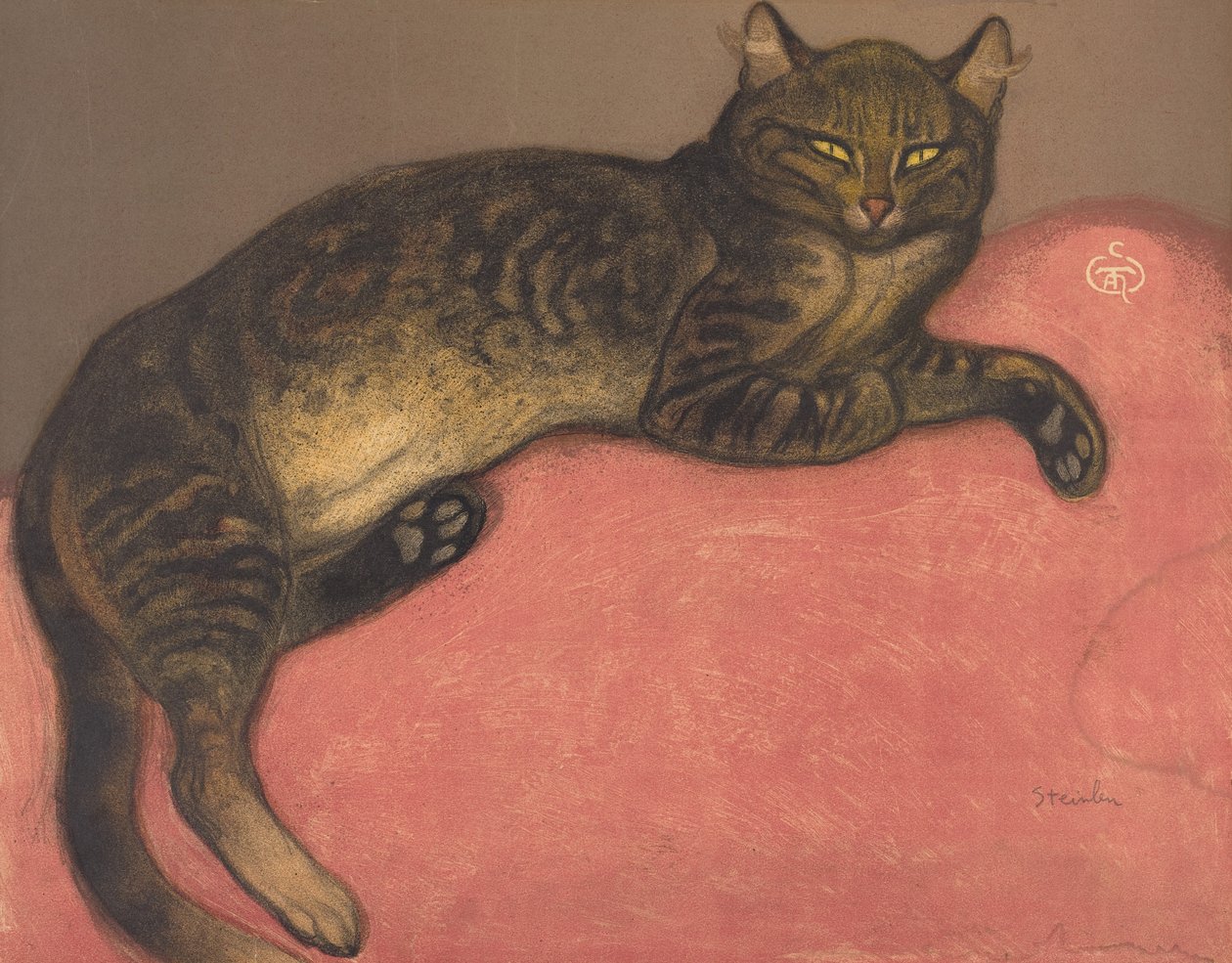Kış: Bir Yastıktaki Kedi L